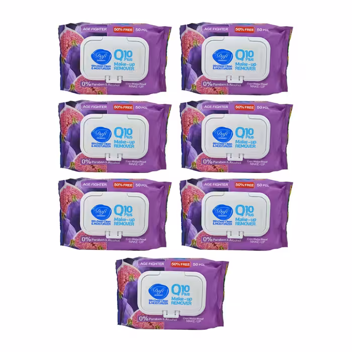 دستمال مرطوب دافی مدل Q10 A مجموعه 7 عددی