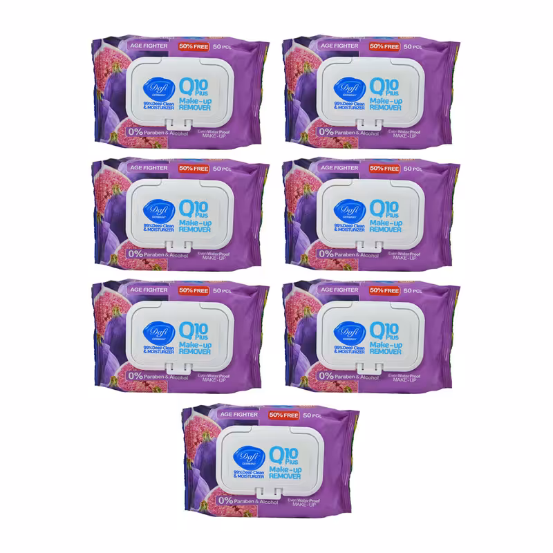 دستمال مرطوب دافی مدل Q10 A مجموعه 7 عددی