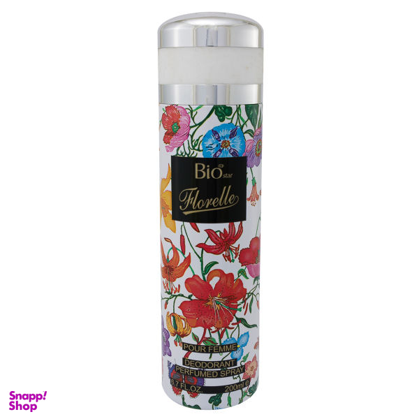 اسپری بدن زنانه بیو استار مدل Florelle حجم 200 میلی لیتر