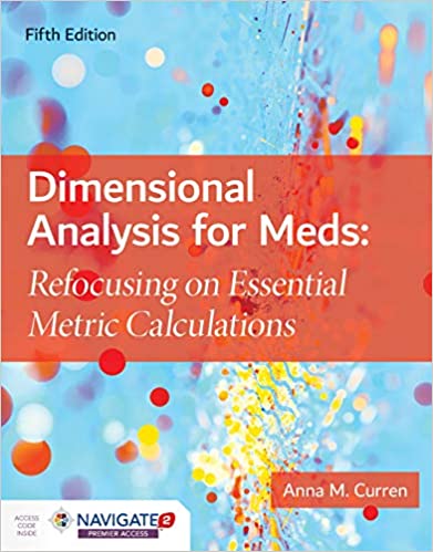  دانلود کتاب Dimensional Analysis For Meds - Refocusing On Essential Metric Calculations, 2020 - دانلود کتاب های دانشگاهی