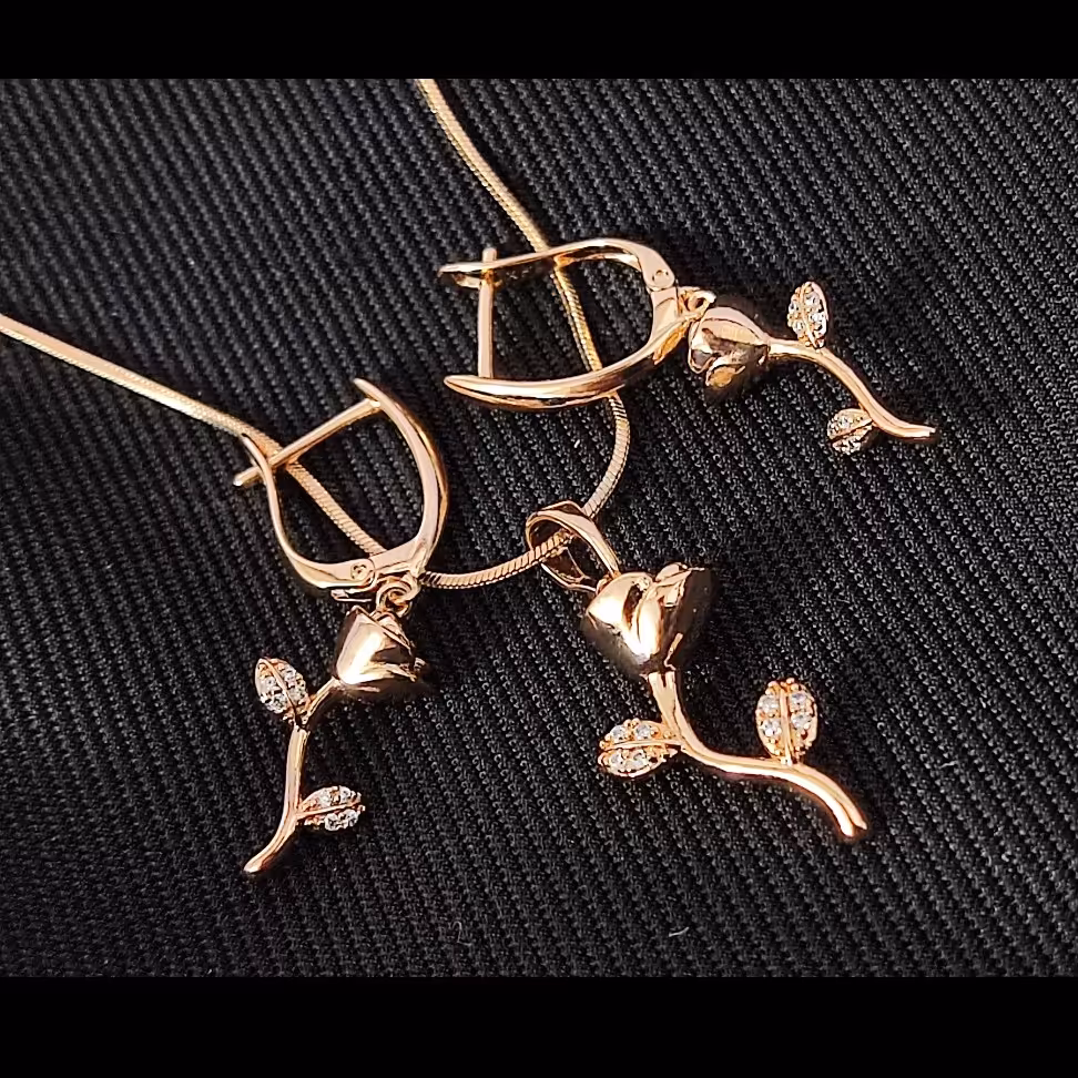 نیم ست گل رز ژوپینگ