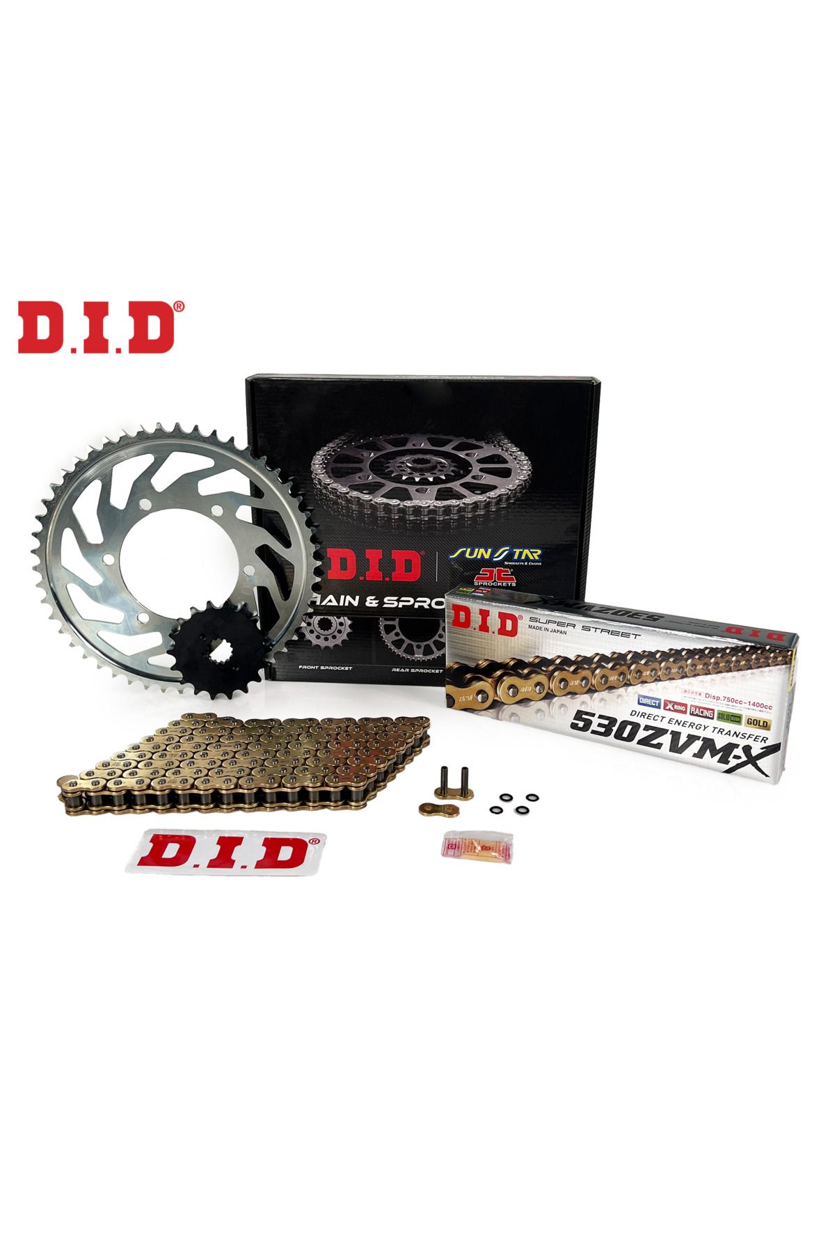 زنجیر موتورسیکلت مجموعه دنده های زنجیره ای YAMAHA FZS FAZER 1000 سی 2001 2005 1000CC برگشت Yamaha