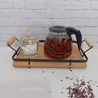 قوری پیرکس مدل صافی دار حجم 1100