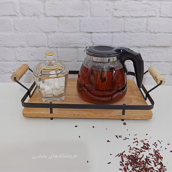 قوری پیرکس مدل صافی دار حجم 1100