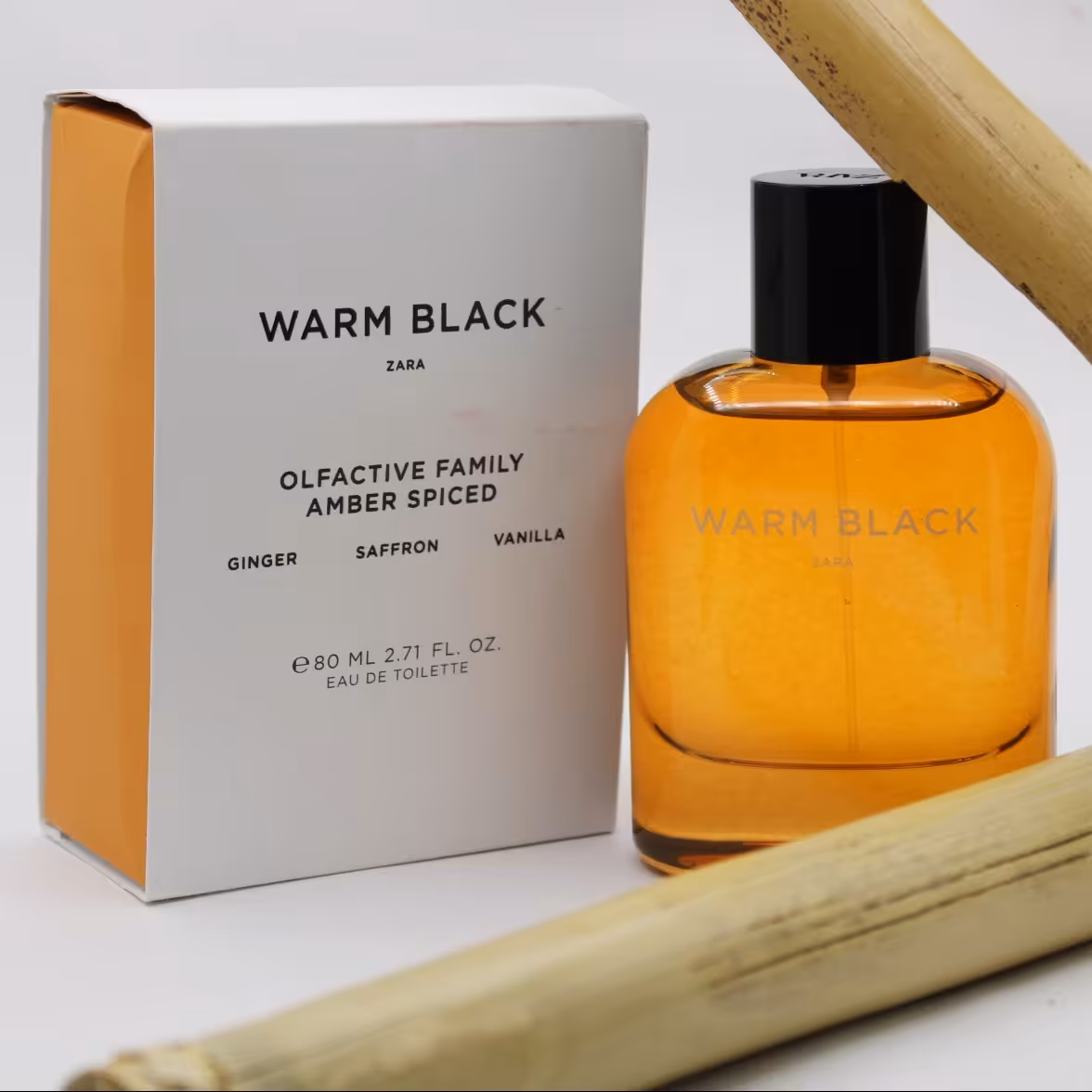 ادکلن مردانه زارا مدل وارم بلک اورجینال 