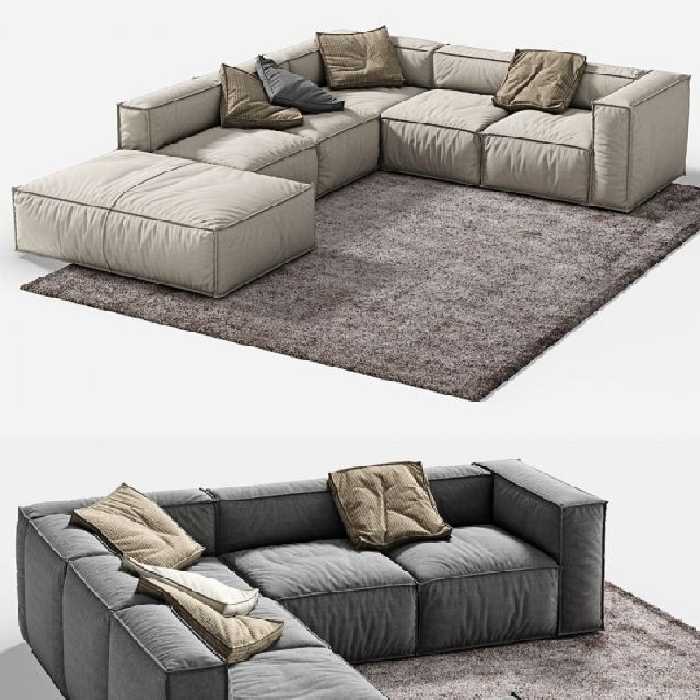 مبل راحتی مدرن  جدید 2022  مدل ال  آزاد کد 2023  جلو تلویزیون 