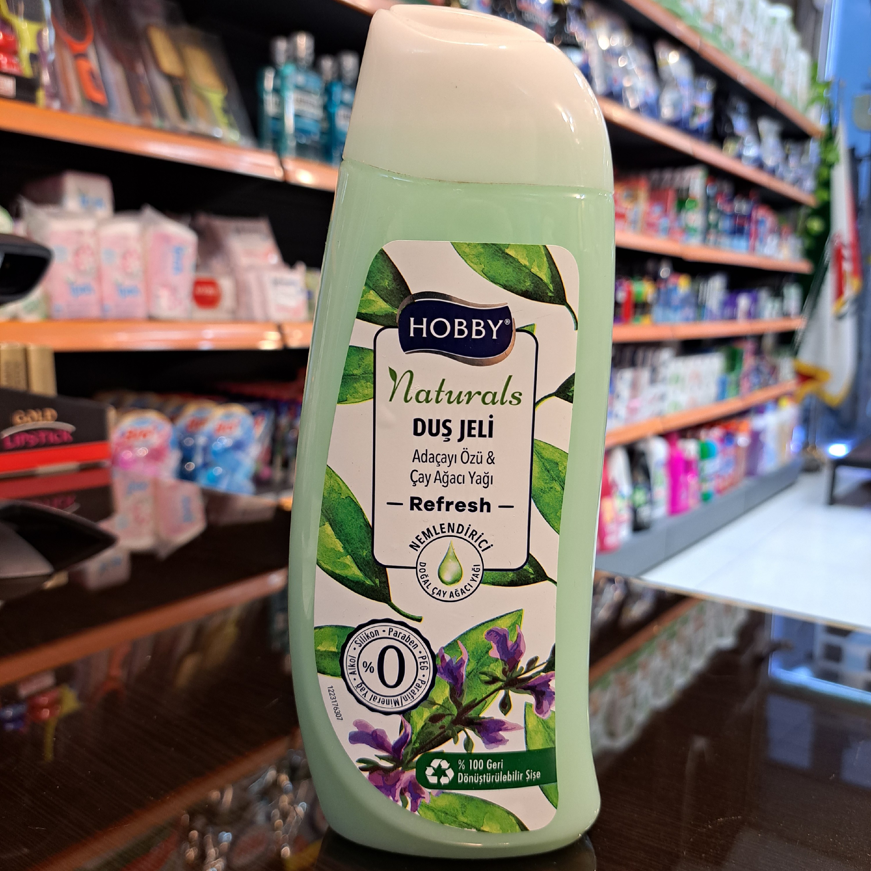 شامپو بدن هوبی سری Naturals مدل Refresh حاوی عصاره مریم گلی و روغن درخت چای 500 میل

