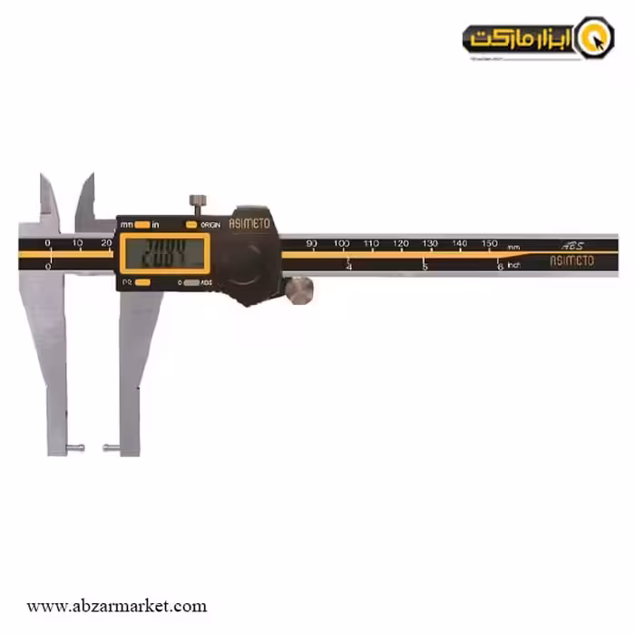 کولیس دیجیتال شیار آسیمتو 30 سانتی متر فک تعویضی مدل 3-12-318