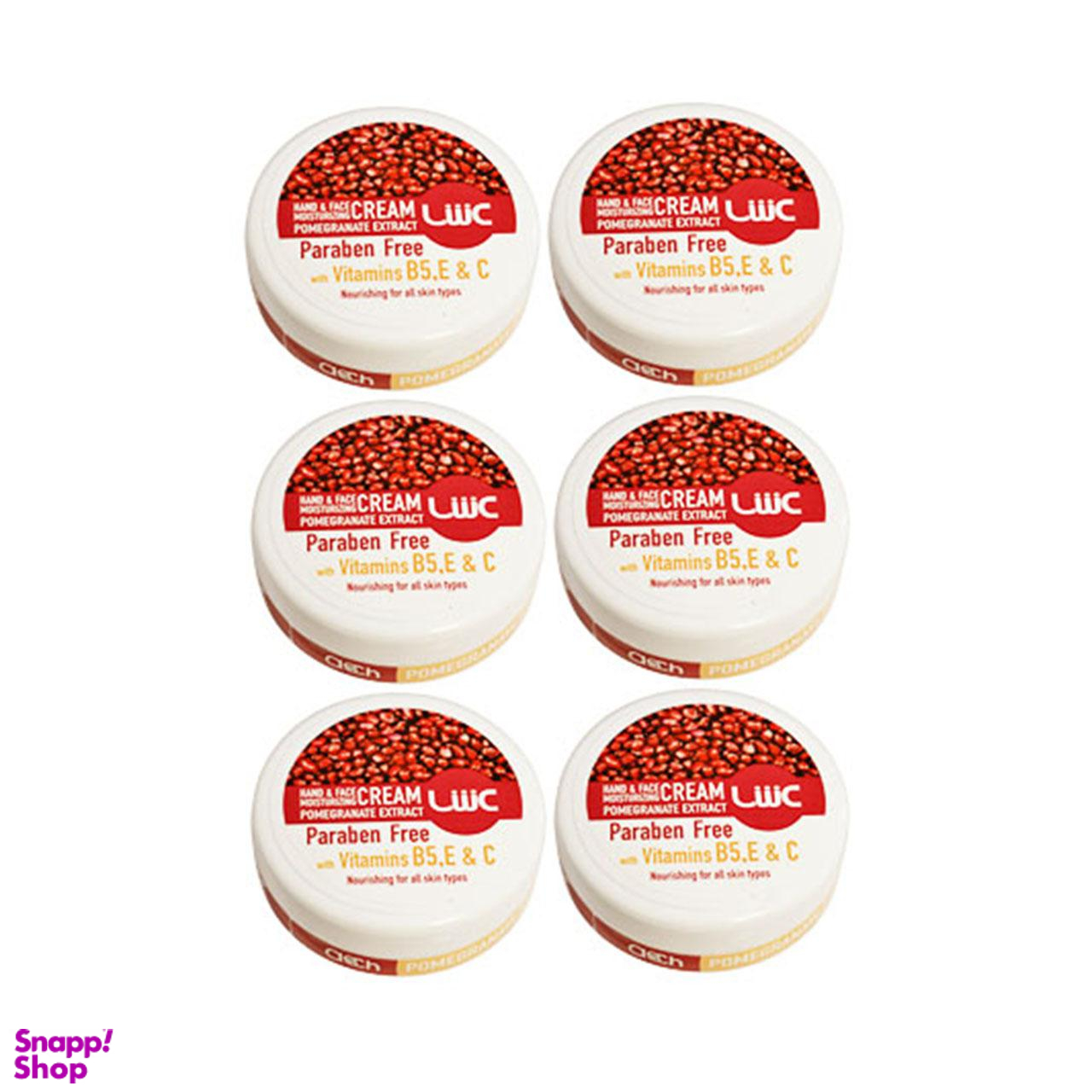 کرم مرطوب کننده عش (ash) مدل d66 حجم 100 میلی‌لیتر بسته 6 عددی