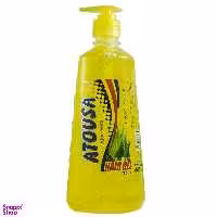 ژل مو آتوسا (Atousa) مدل Aloe vera رنگ زرد حجم 750 میلی‌ لیتر