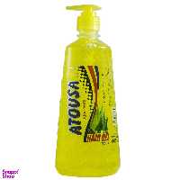 ژل مو آتوسا (Atousa) مدل Aloe vera رنگ زرد حجم 750 میلی‌ لیتر