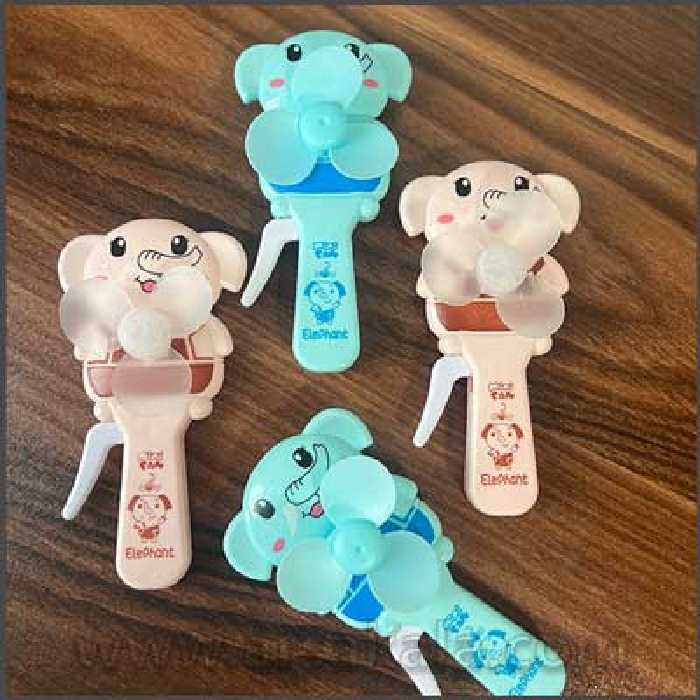 پنکه دستی فانتزی مدل فیل و خرگوش