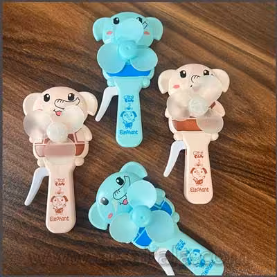 پنکه دستی فانتزی مدل فیل و خرگوش