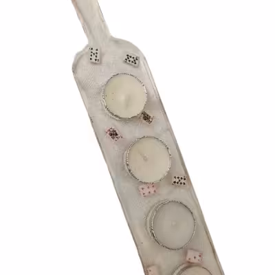 جاشمع وارمر طرح ورق رزینی موج دار دستساز