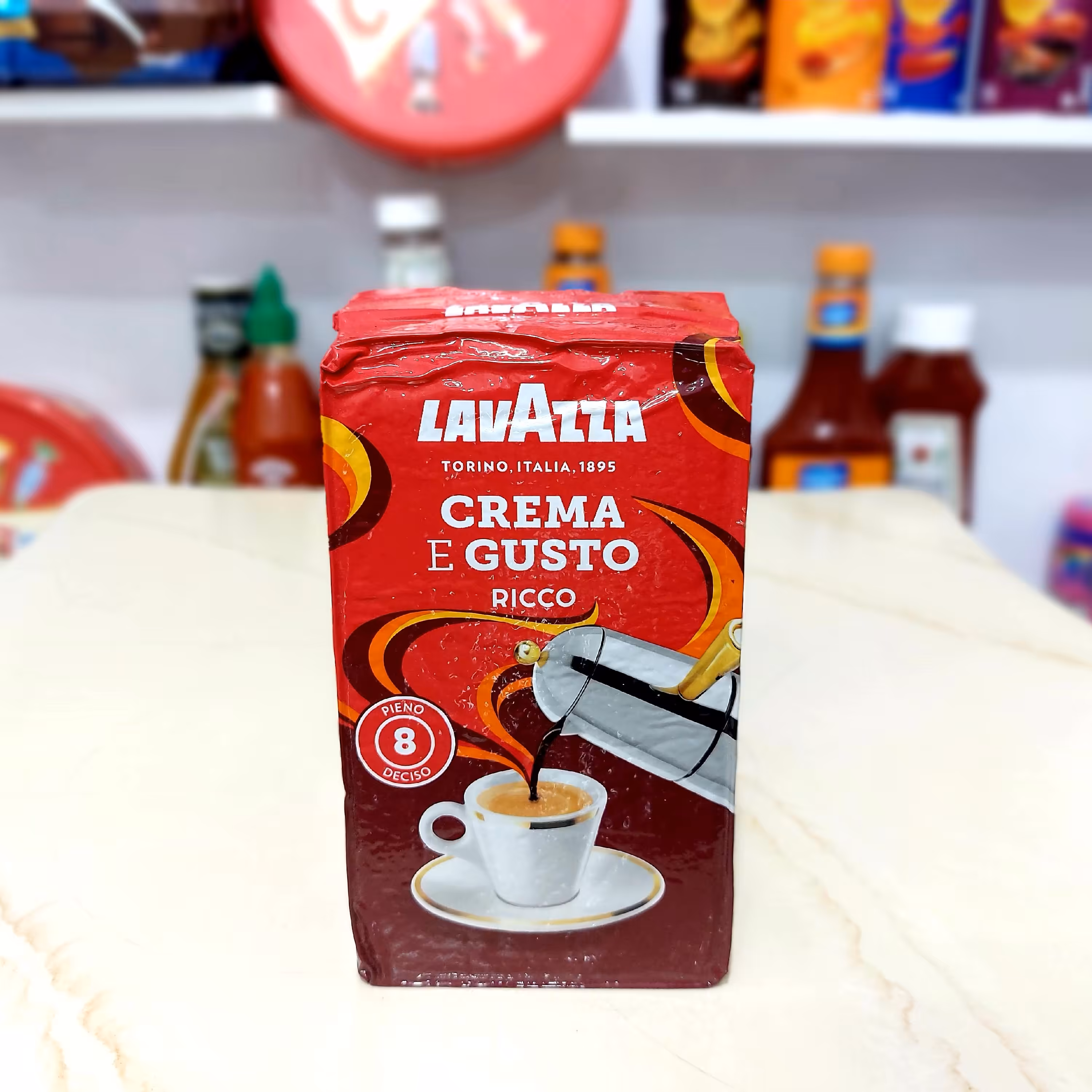 قهوه لاوازا 250 گرم ارسال سراسر کشور مدل کرم گوئستو ریکو