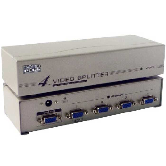 اسپلیتر 2K VGA کی نت پلاس 4 پورت