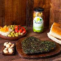 ترشی قارچ کامل 640 گرمی برند ژانت فود