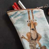 جامدادی پارچه ای طرح عصر یخبندان