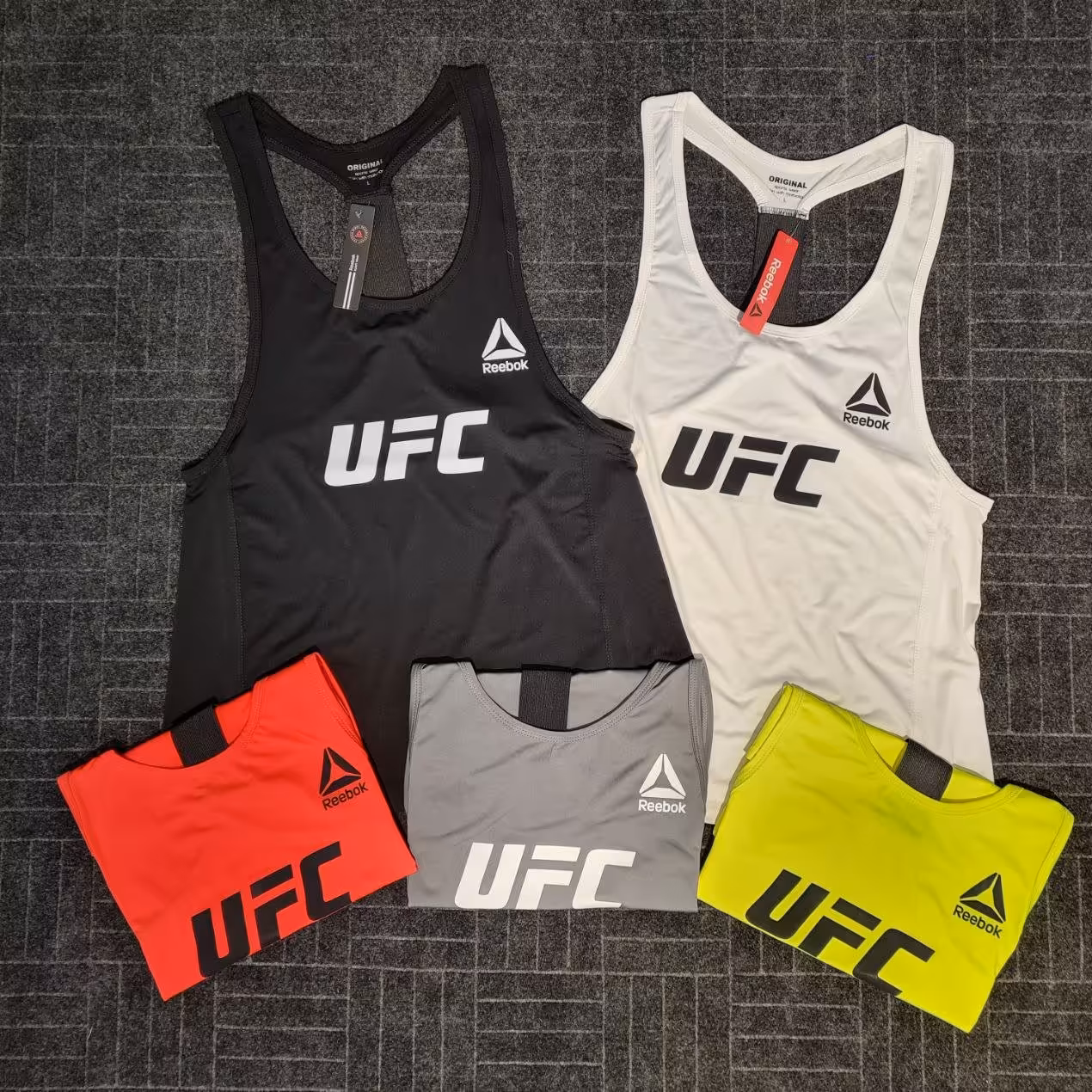 رکابی پشت کش دار UFC(جنس پارچه ریون فلامنت ،فقط سایز  دوایکس لارج موجوده )