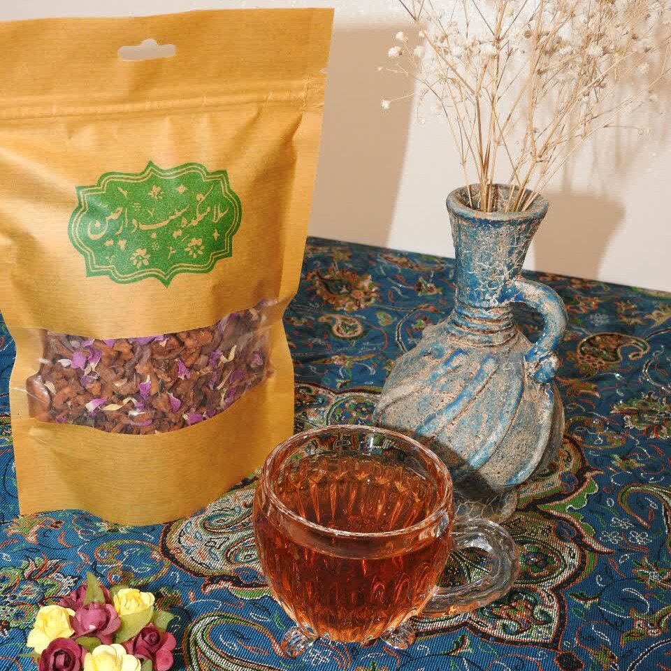 چای میوه ای خوش عطر سیب دارچین 250گرمی