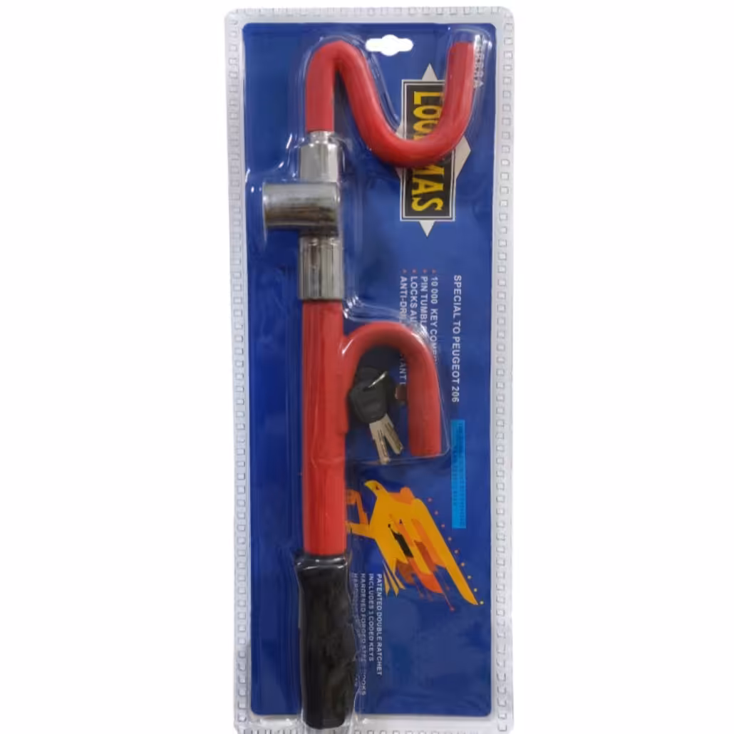 قفل فرمان مدل 206،ضد اسید،مغزی برنجی،3کلید ساخت چین