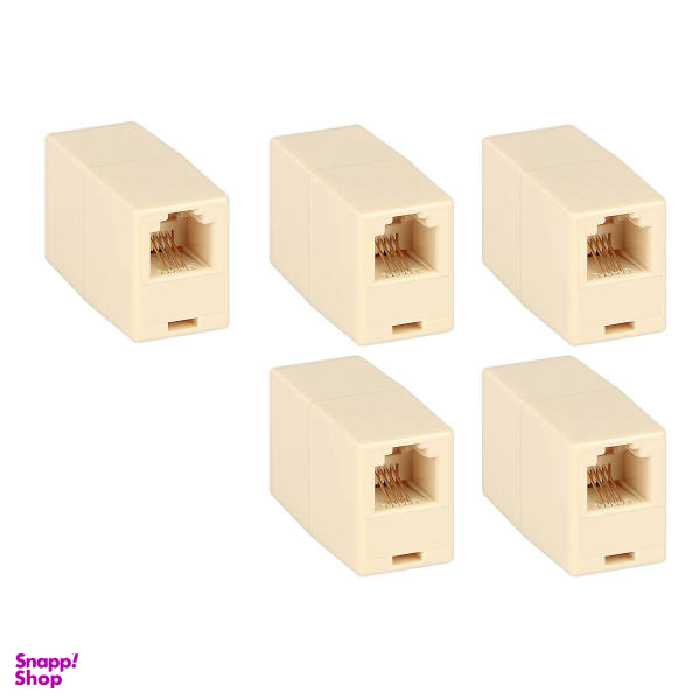 مبدل افزایش طول تلفن مدل DIN-1TO1 بسته 5 عددی