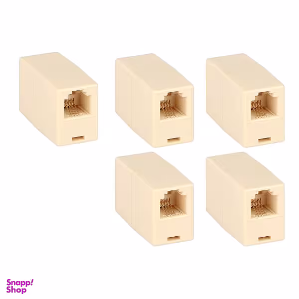 مبدل افزایش طول تلفن مدل DIN-1TO1 بسته 5 عددی