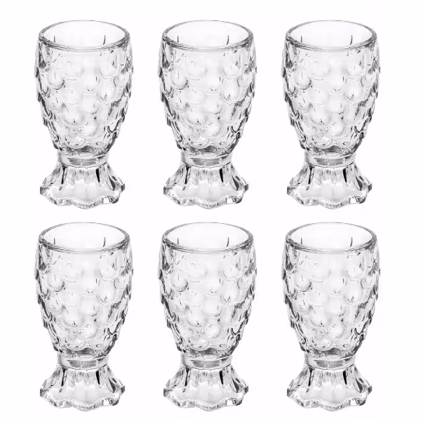 استکان مدل lioustr بسته 6 عددی