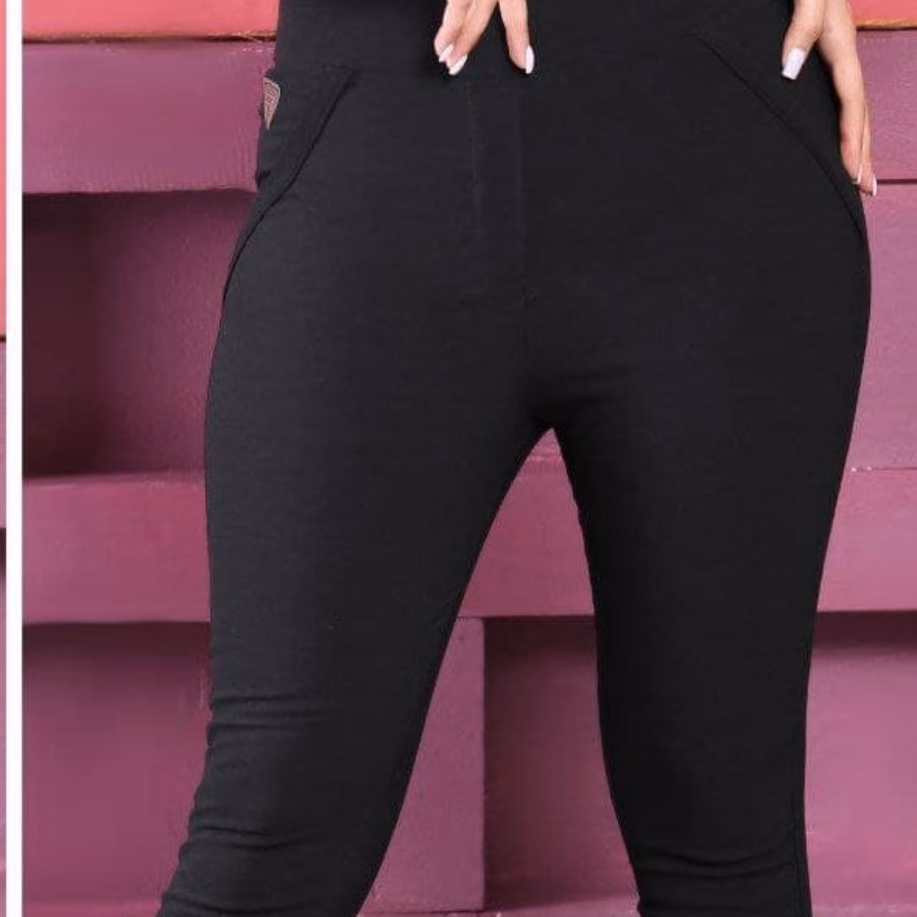 شلوار کمر کش دمپا لوله جنس کتان کش پنبه دو رو