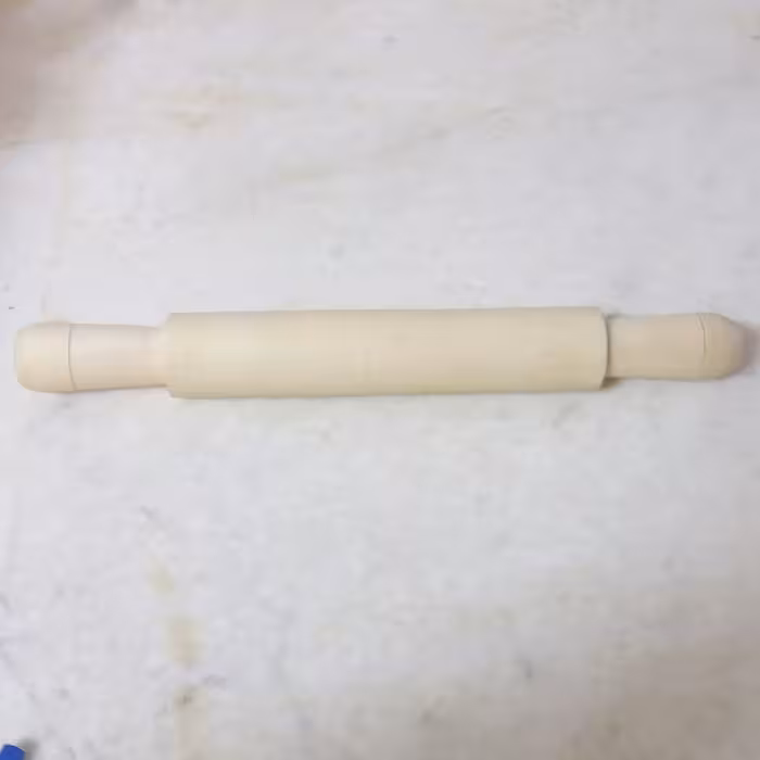 وردنه چوبی بدون رنگ، رنگ چوب ،وزن 100 گرم، طول 30 سانت، قطر 3سانت