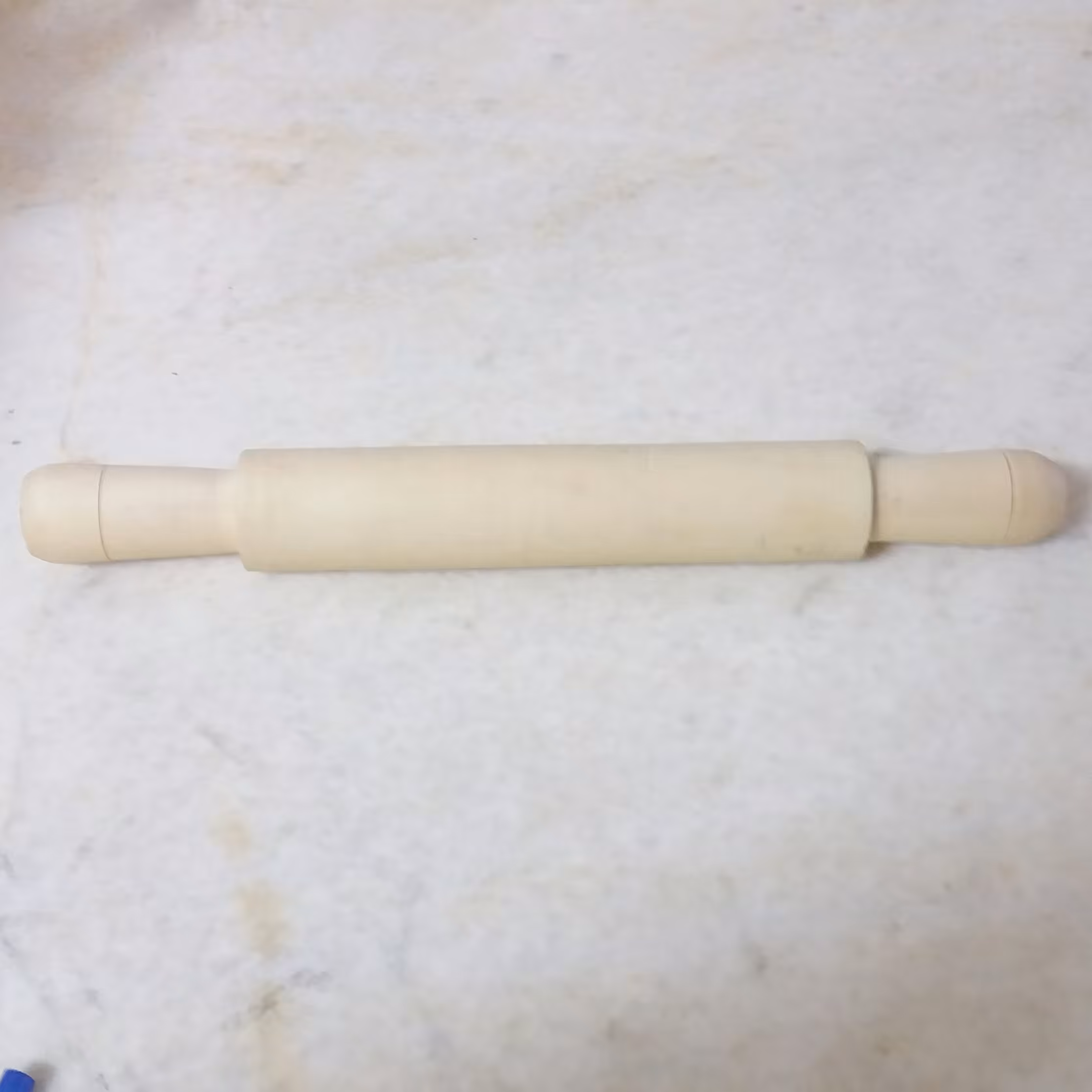 وردنه چوبی بدون رنگ، رنگ چوب ،وزن 100 گرم، طول 30 سانت، قطر 3سانت