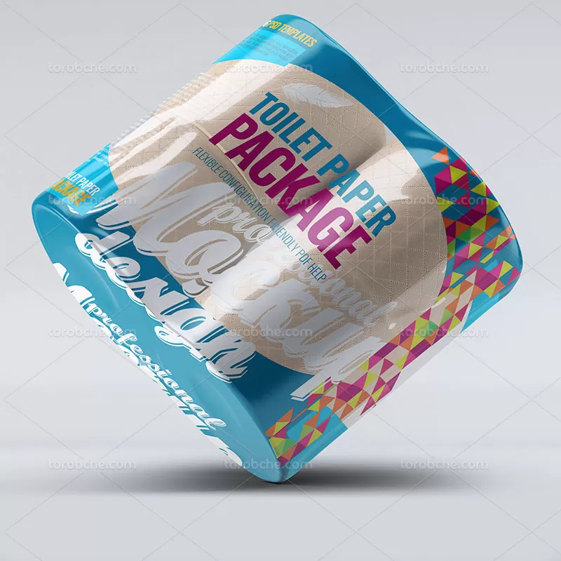 موکاپ دستمال توالت | گرافیک با طعم تربچه