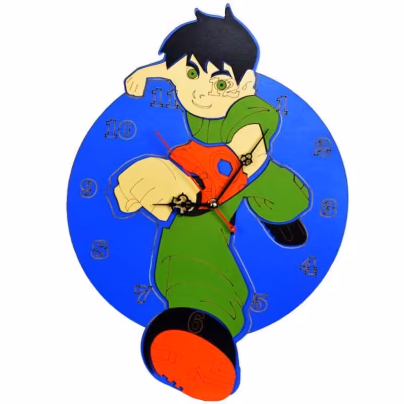 ساعت دیواری مهدی یار طرح بن تن کد S10