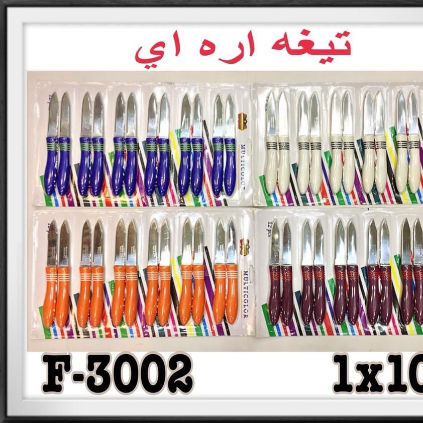 کارد میوه خوری ورقی مدل F3002عمده (پک 12 بسته ای)