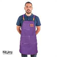 پیشبند برزنتی کتان بنفش