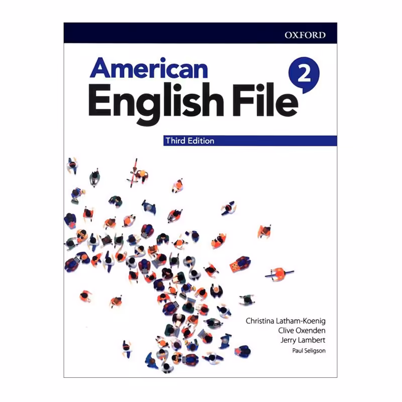 کتاب American English File 2 ویرایش سوم اثر Christina Latham-Koenig انتشارات اکسفورد رحلی