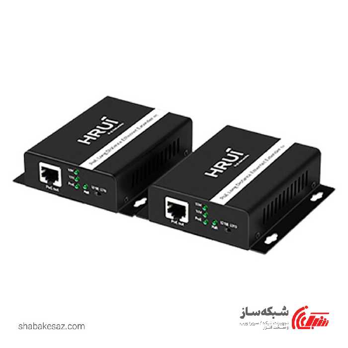 قیمت و خرید اکستندر PoE اچ ار یو ای HRUI HR-PE08-SV_HR-PE08-IPC - شبکه ساز