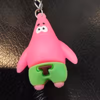 جا کلیدی  سیلیکونی(آویز کیف) طرح پاتریک