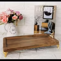 رولت خوری چوبی طرح گوزن