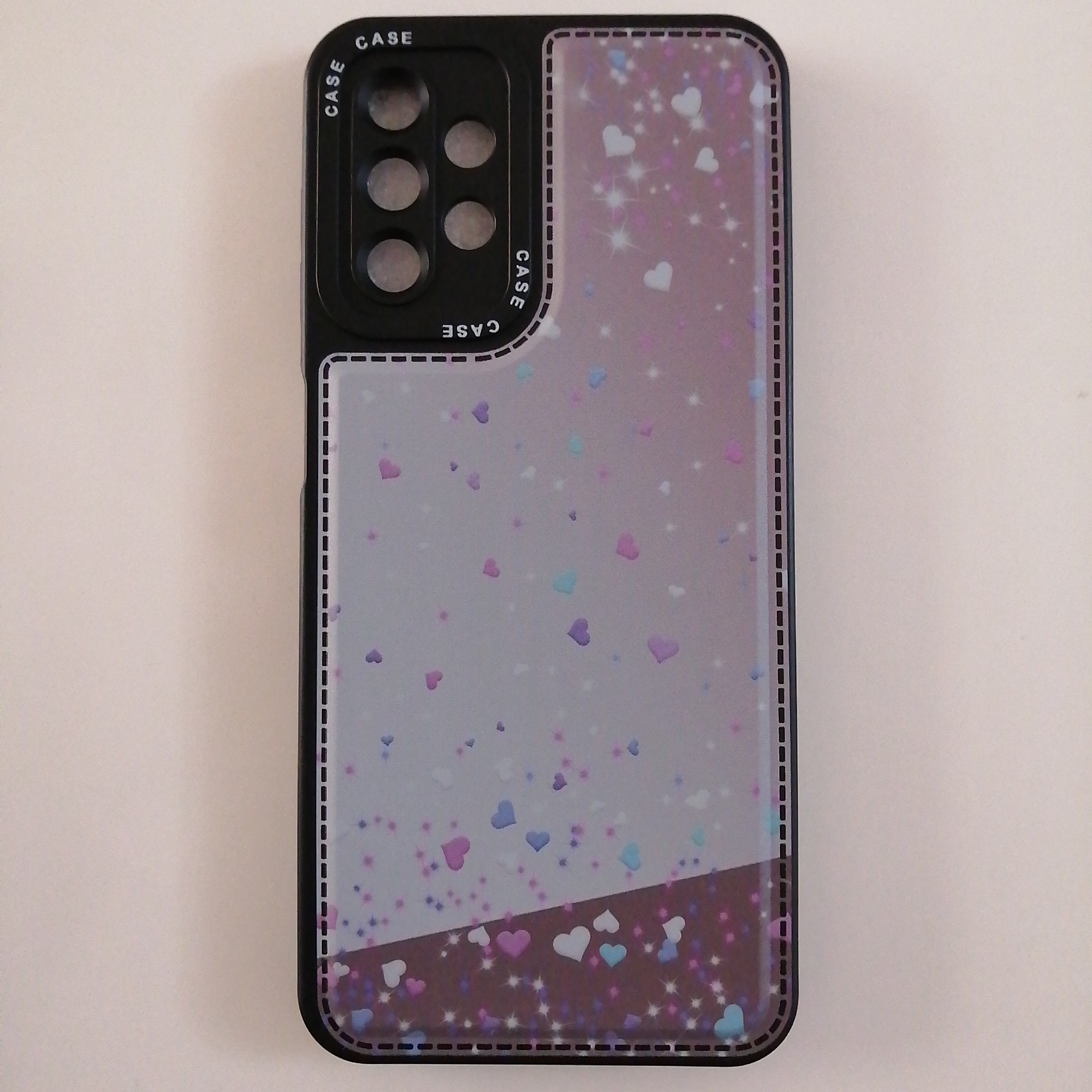 قاب special طرح دار طرح قلب برای گوشی سامسونگ A13 4g دارای محافظ لنز دوربین 