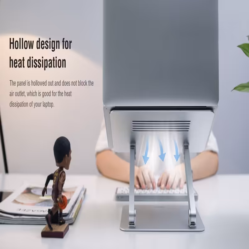 پایه نگهدارنده لپ تاپ نیلکین مدل ProDesk Adjustable (نقره ای)