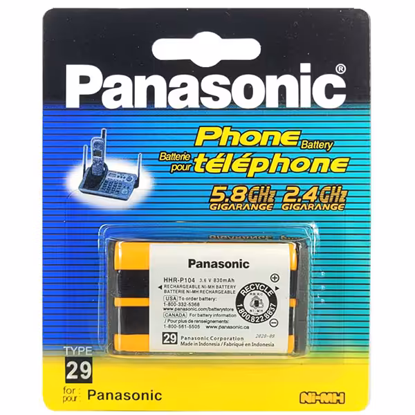 باتری تلفن پاناسونیک P104 گرید A