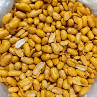 مغز بادام زمینی پوست کنده شورکرده تفت داده بسته500گرمی