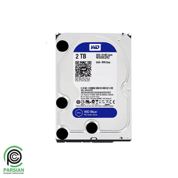هارددیسک اینترنال وسترن دیجیتال مدل Blue WD20EZRZ ظرفیت 2 ترابایت