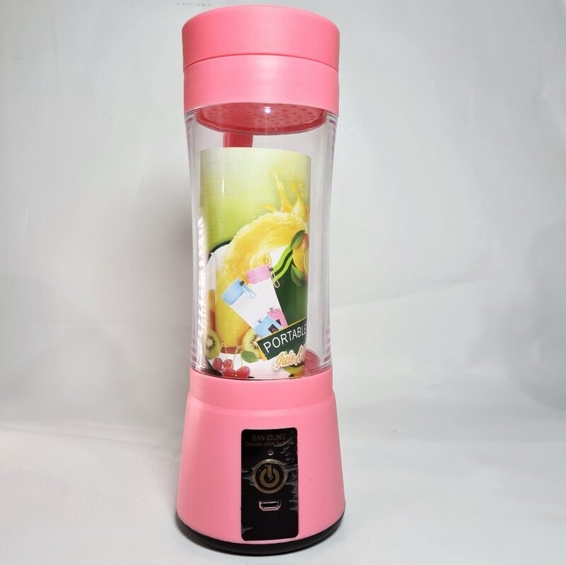 شیکر برقی ساده رنگ صورتی مدل Juice Blender ظرفیت 038 لیتر