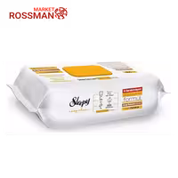 دستمال مرطوب تمیزکننده سطوح اسلیپی Sleepy حاوی صابون عربی بسته ی 100 عددی