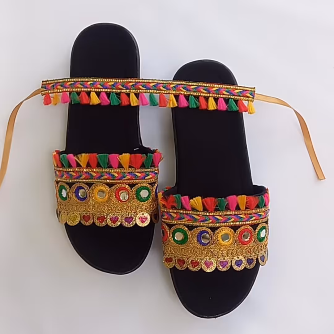 صندل سوزندوزی هندی مدل آینه ای