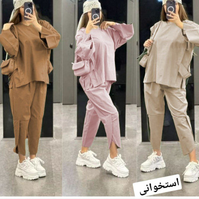 مانتو شلوار زنانه میکرو مدل آرشیدا