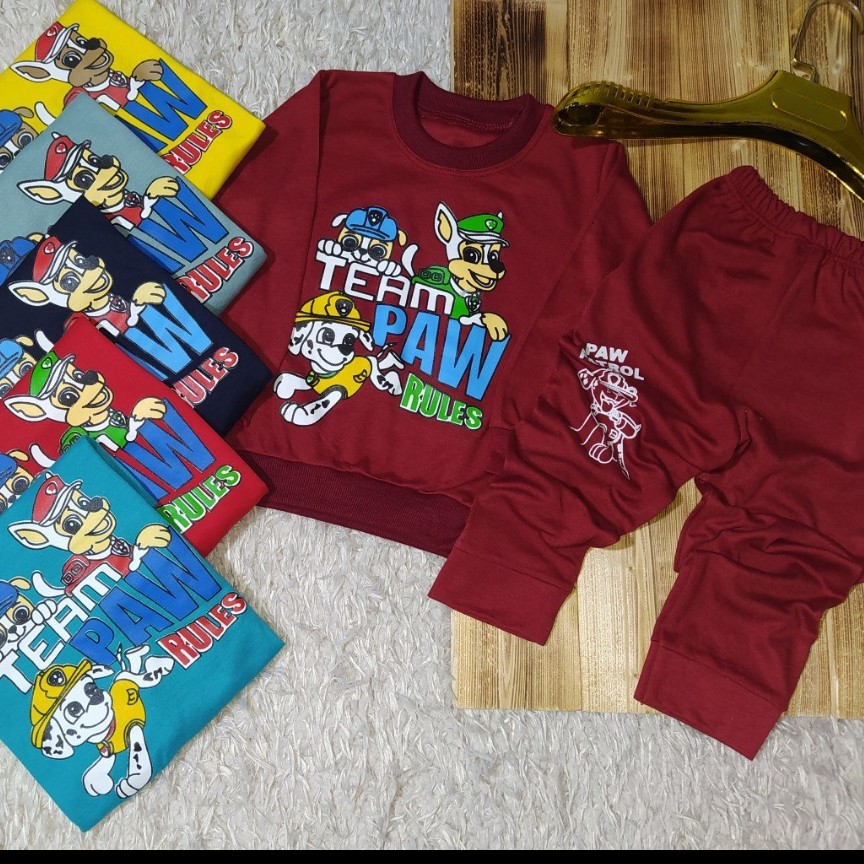 ست بلوز شلوار پسرانه مدل سگ نگهبان