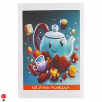 دفتر مشق 60 برگ طرح قوری پارامونت